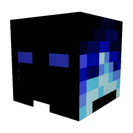 black_pearl Minecraft avatar head, 3D render