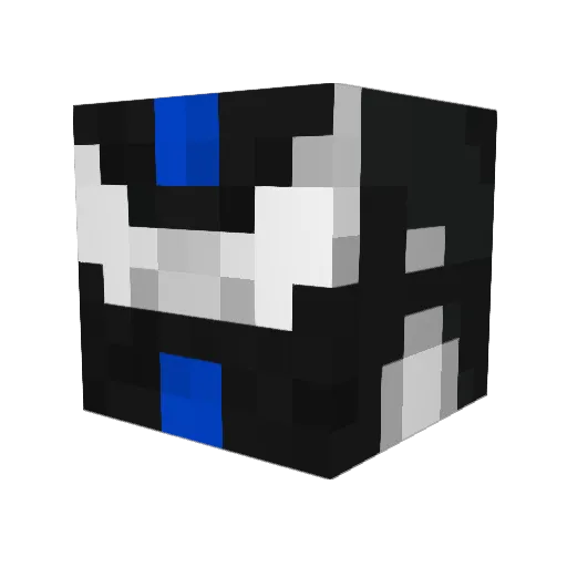 black_shadows12 Minecraft avatar head, 3D render