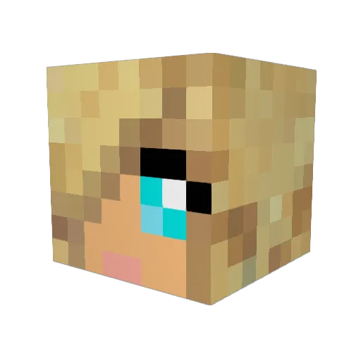 blackangel0112 Minecraft avatar head, 3D render