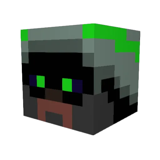 blackape18 Minecraft avatar head, 3D render