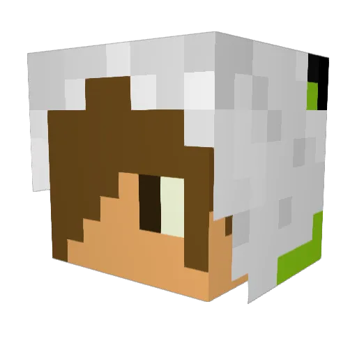 blackbeard2002 Minecraft avatar head, 3D render