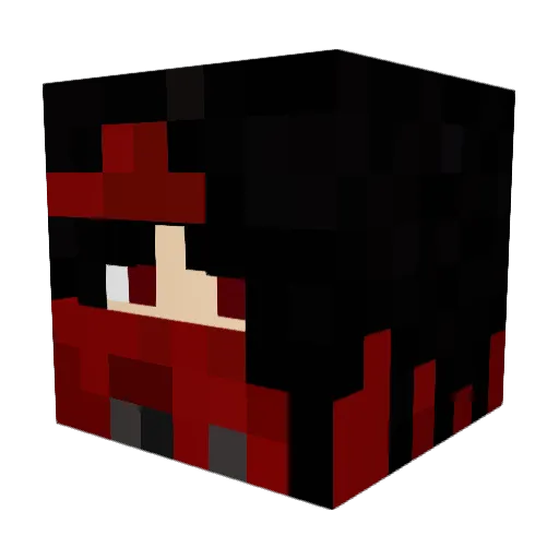 blackbones07 Minecraft avatar head, 3D render