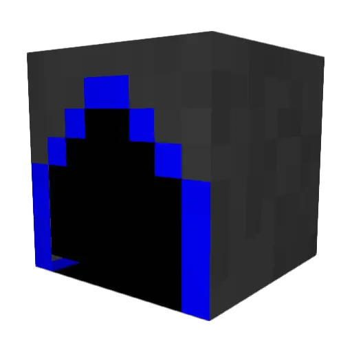 blackbox369 Minecraft avatar head, 3D render
