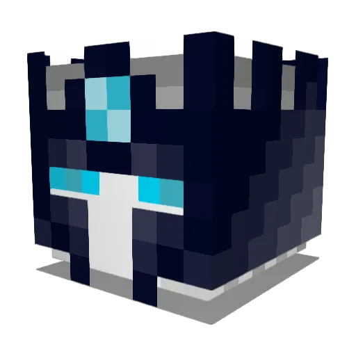 blackbr0 Minecraft avatar head, 3D render