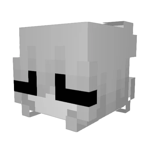 blackcatjack37 Minecraft avatar head, 3D render