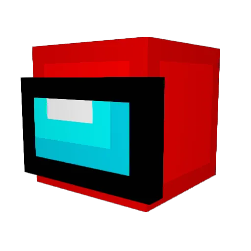 blackchoco_ Minecraft avatar head, 3D render