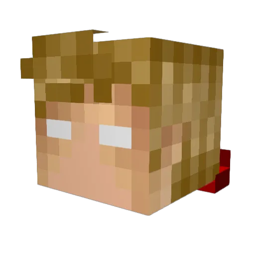 blackdimondz1 Minecraft avatar head, 3D render