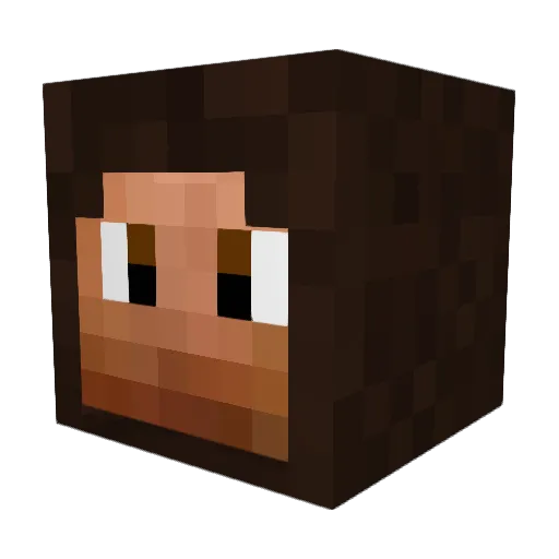 blackdog46 Minecraft avatar head, 3D render