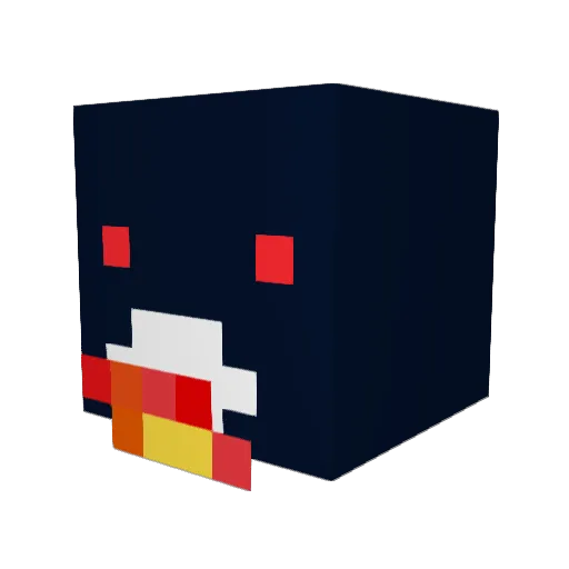 blackdragon0721 Minecraft avatar head, 3D render