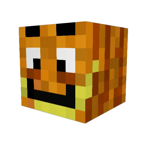blackfighter003 Minecraft avatar head, 3D render