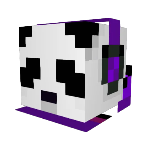 blackfox1482 Minecraft avatar head, 3D render