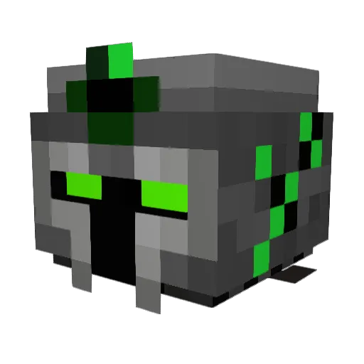 blackgate86 Minecraft avatar head, 3D render
