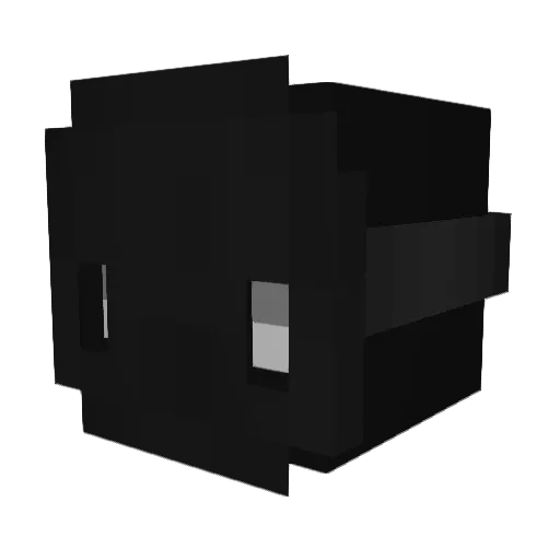 blackhead98 Minecraft avatar head, 3D render
