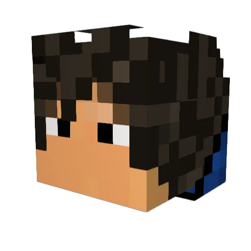 blackheart4811 Minecraft avatar head, 3D render