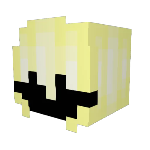 blackjack4494 Minecraft avatar head, 3D render