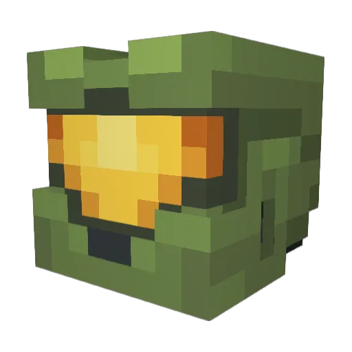 blackjack510 Minecraft avatar head, 3D render