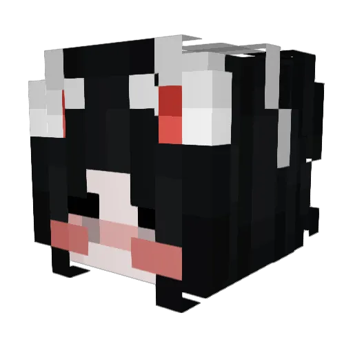 blackjesus1067 Minecraft avatar head, 3D render