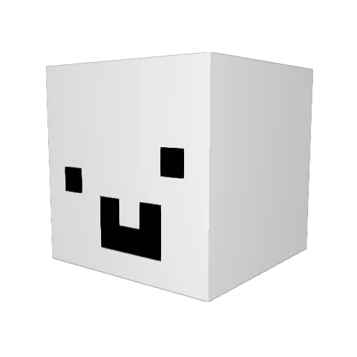 blacklistedq Minecraft avatar head, 3D render