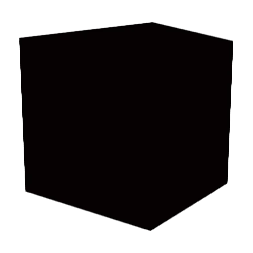 blacklor Minecraft avatar head, 3D render
