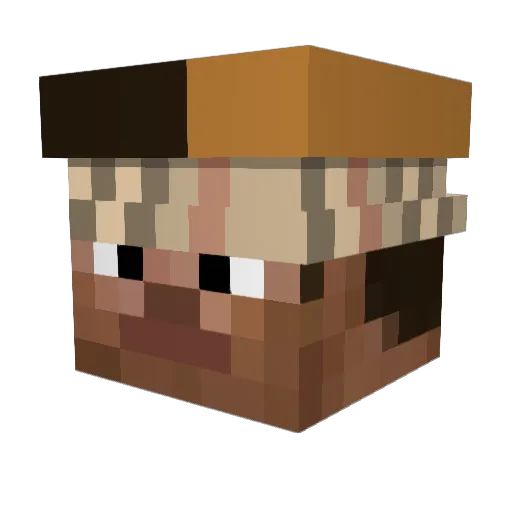 blackmamba8575 Minecraft avatar head, 3D render