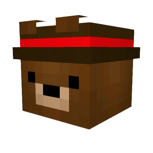 blackoppsmaster Minecraft avatar head, 3D render