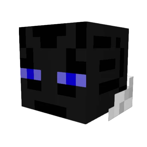 blackout186 Minecraft avatar head, 3D render