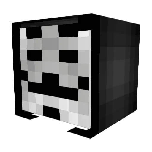 blackout62 Minecraft avatar head, 3D render