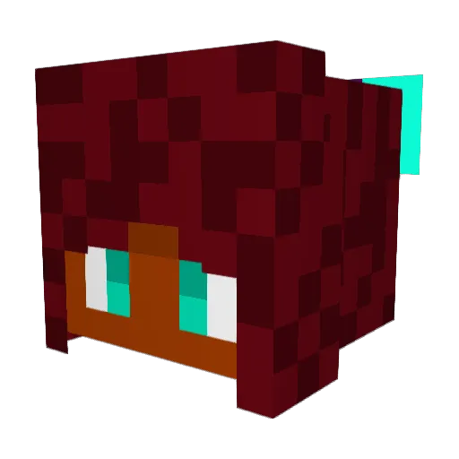 blackrain100 Minecraft avatar head, 3D render