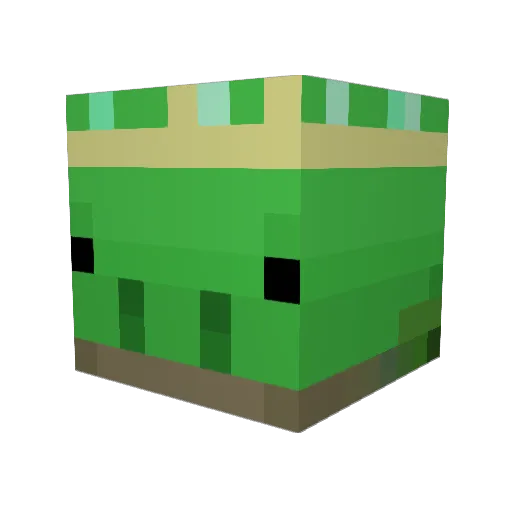 blackrax Minecraft avatar head, 3D render