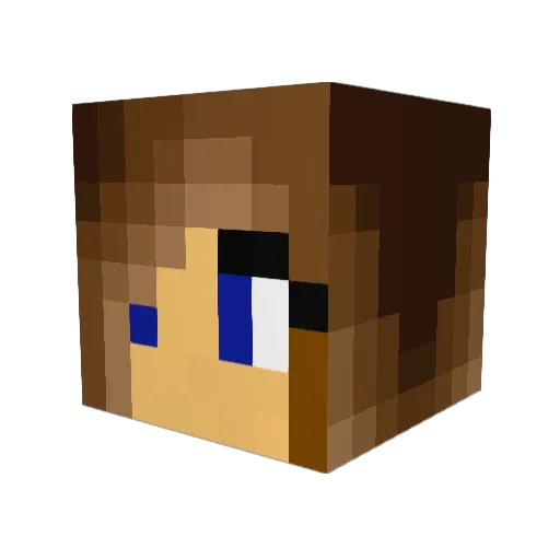 blackrose66613 Minecraft avatar head, 3D render