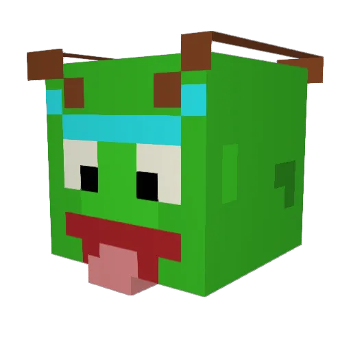 blackshadowd101 Minecraft avatar head, 3D render