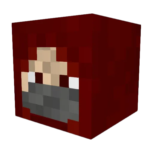 blacksheep2020 Minecraft avatar head, 3D render