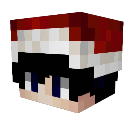 blacksheep232 Minecraft avatar head, 3D render