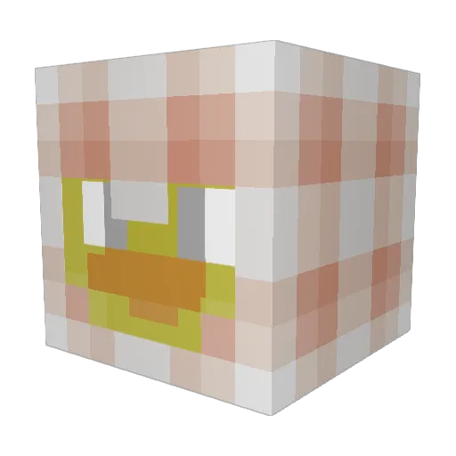 blacksher209 Minecraft avatar head, 3D render