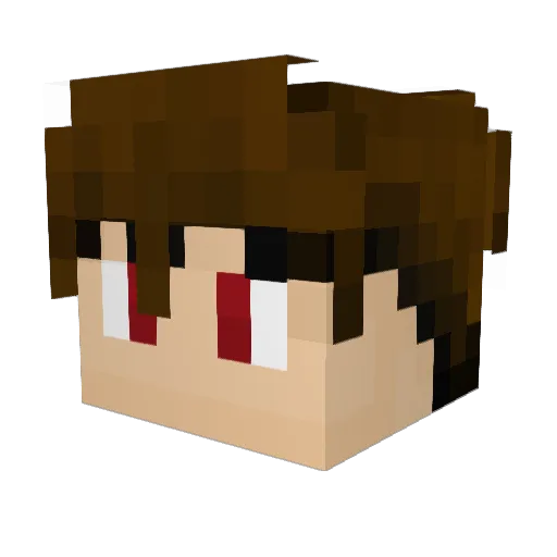 blackskull908 Minecraft avatar head, 3D render