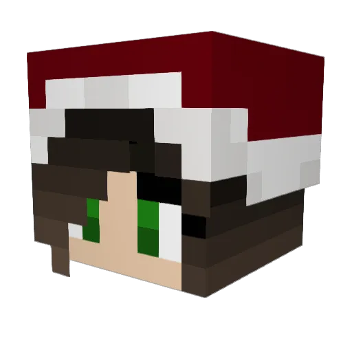 blacksnipergirl Minecraft avatar head, 3D render