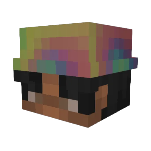 blacksoul0607 Minecraft avatar head, 3D render