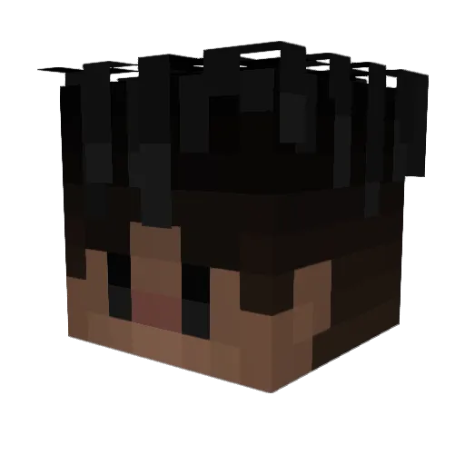 blackstar0626 Minecraft avatar head, 3D render
