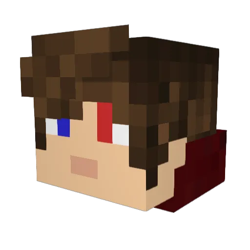blackstar0831 Minecraft avatar head, 3D render
