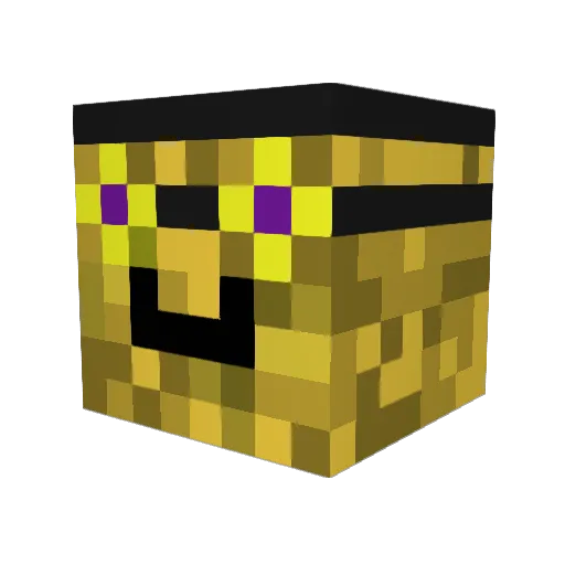 blackstonn Minecraft avatar head, 3D render
