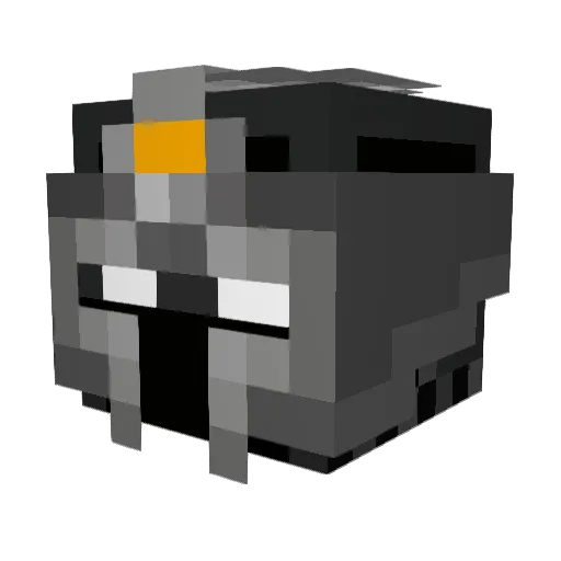 blackvoid711 Minecraft avatar head, 3D render