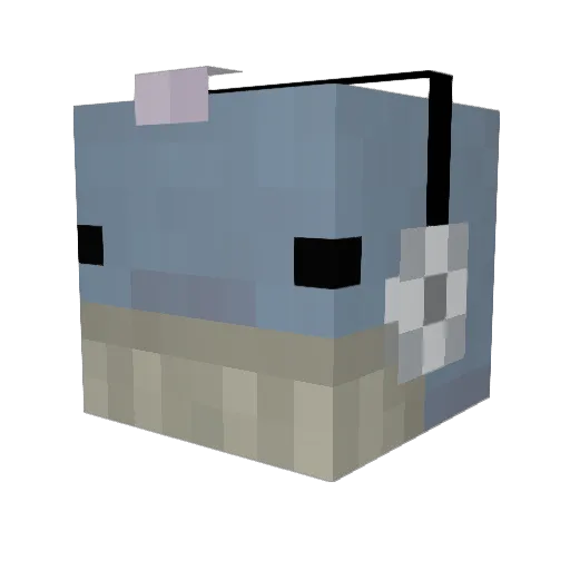blackweb27 Minecraft avatar head, 3D render