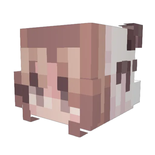blackwidow2004 Minecraft avatar head, 3D render