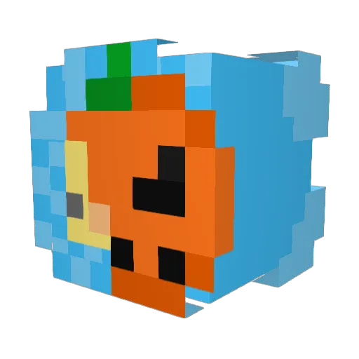 blackwilly74 Minecraft avatar head, 3D render