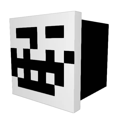 blackzinbr Minecraft avatar head, 3D render