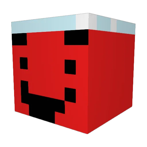 blade711 Minecraft avatar head, 3D render