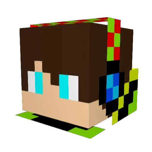 blade881 Minecraft avatar head, 3D render