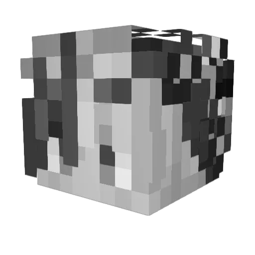 blade_of_grass_ Minecraft avatar head, 3D render