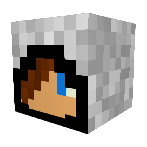 bladeboy2000 Minecraft avatar head, 3D render