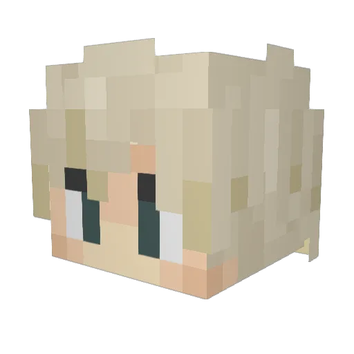 bladeemode Minecraft avatar head, 3D render